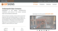 Desktop Screenshot of isfsigns.com