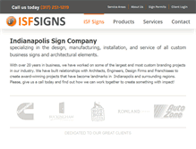 Tablet Screenshot of isfsigns.com